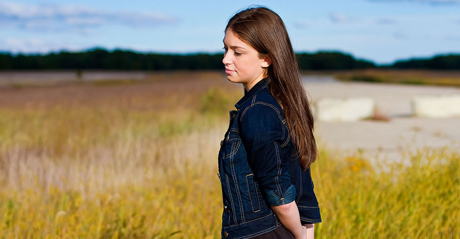 Girl in Field